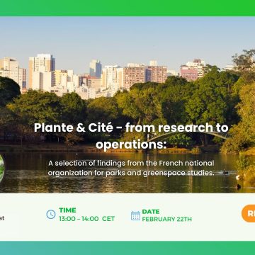 Plante & Cité – from research to operations